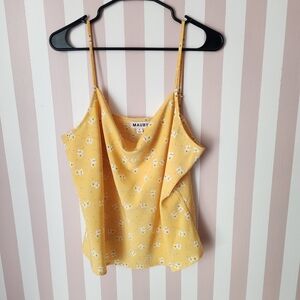 Mauby Yellow Floral Women's Top